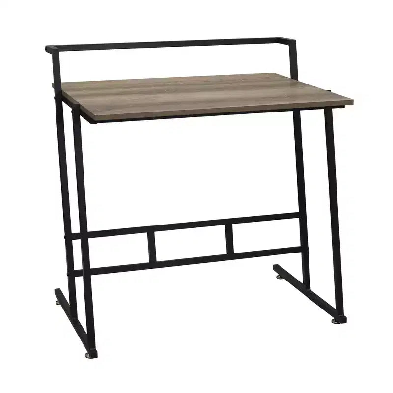 Household Essentials Jamestown Small Office Desk Ashwood