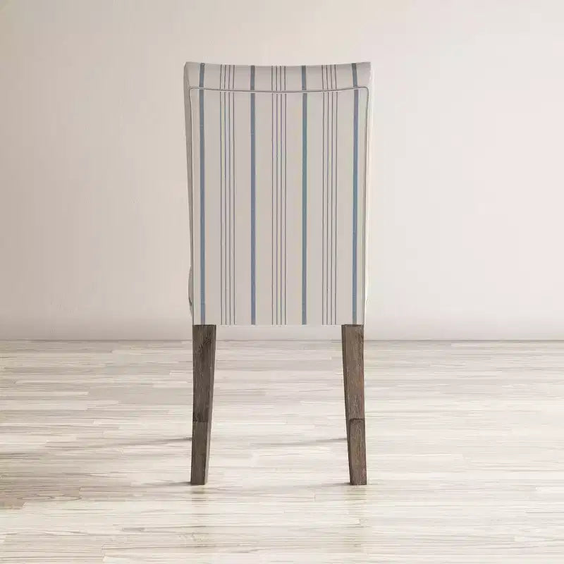 Chaise de salle à manger capitonnée en bois brossé Coastal (lot de 2)