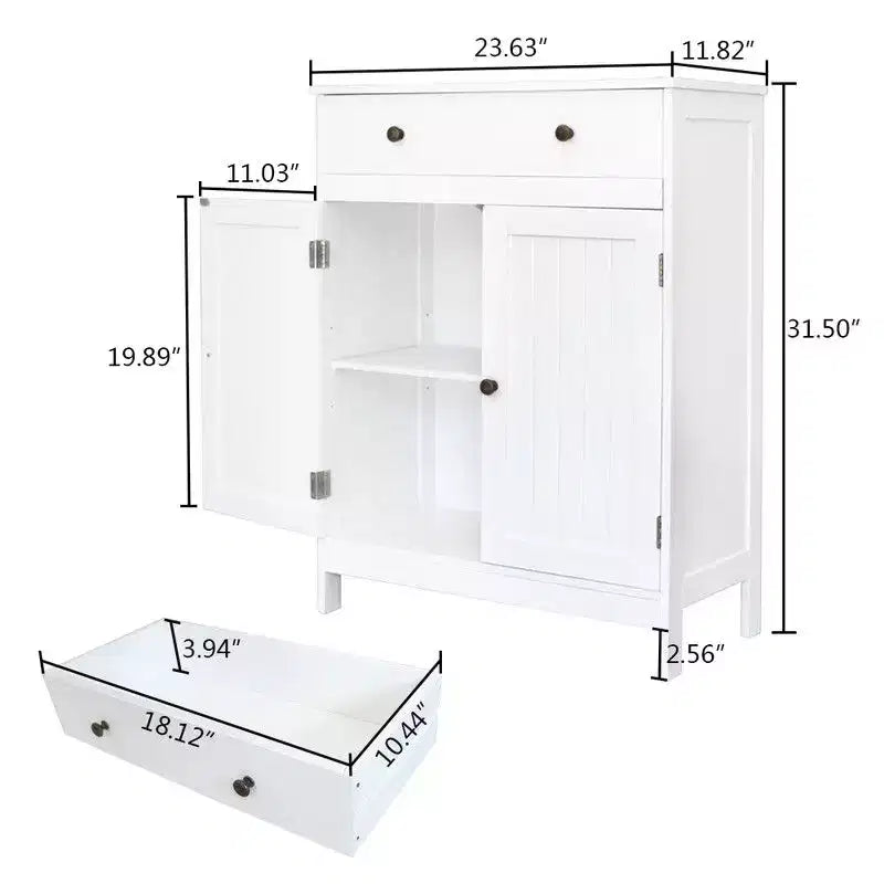 Meuble de salle de bain sur pied