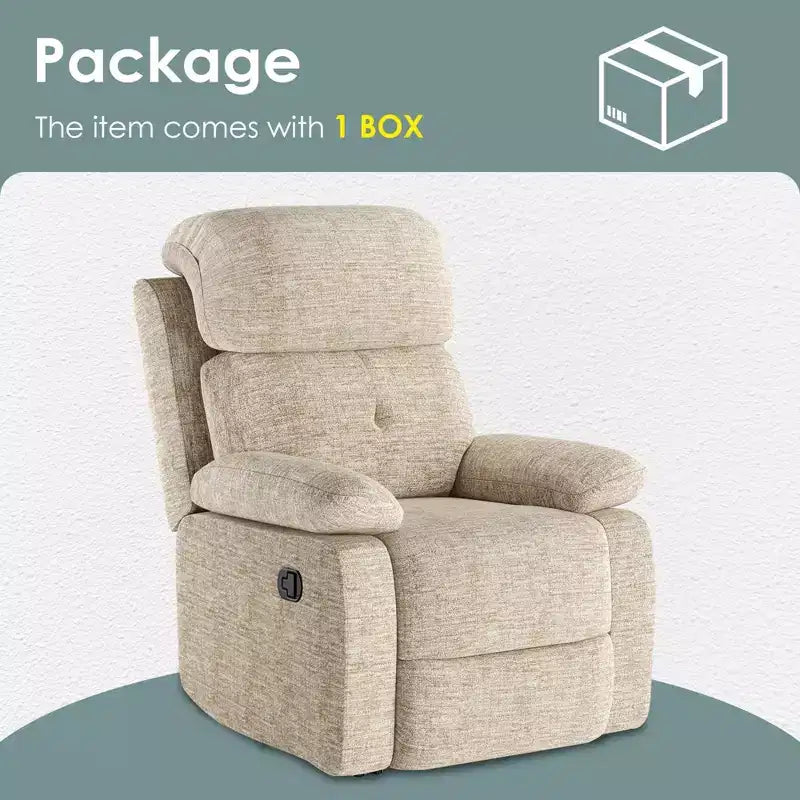 Petit canapé inclinable pour salon, fauteuil pour adultes