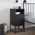Table de chevet, table de nuit, table d'appoint, meuble de chambre à coucher en acier
