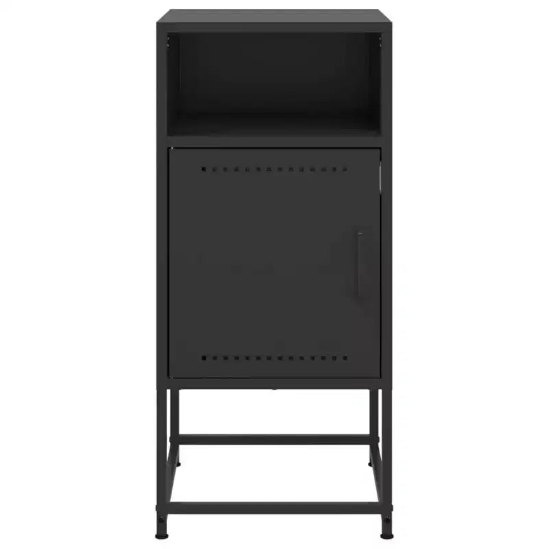 Table de chevet, table de nuit, table d'appoint, meuble de chambre à coucher en acier