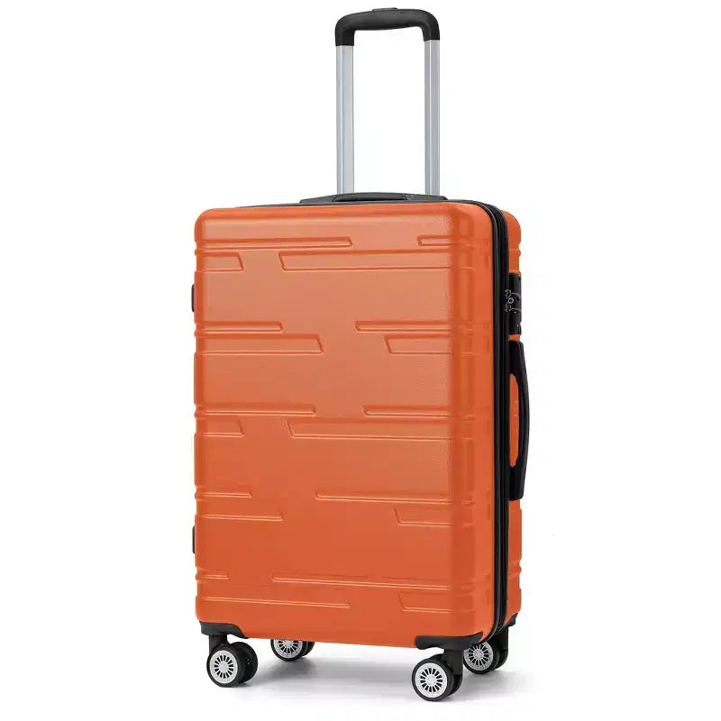 Valise cabine rigide extensible de 24 pouces avec roues pivotantes, valise cabine rigide avec serrure TSA, valise rigide légère