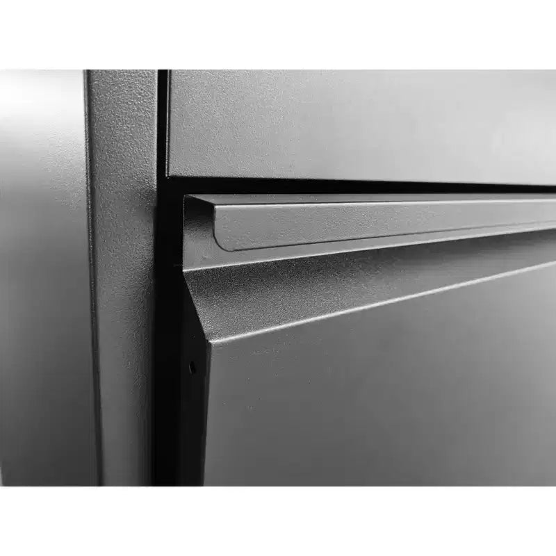 Meuble de classement latéral verrouillable 40H - Métal robuste pour bureau à domicile, glissières silencieuses à extension complète, anti-basculement, compatible lettres/légal/A4/F4